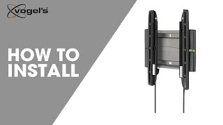 EFW 8105 8206 8305 and 8405  How to install  wall mount  Vogels [upl. by Cl]