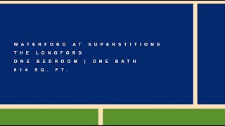 Waterford at Superstition Springs Apartments Mesa AZ 1Bedroom [upl. by Lyndon]