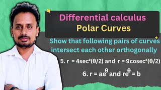 Show that following pairs of curves cut each other orthogonally Example 3 Engineering Mathematics [upl. by Esenej]