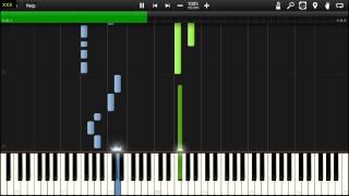 Megaman ZX  Cannonball Hard Revenge  Synthesia Piano Tutorial [upl. by Atibat]