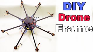 How To Make Alluminium Drone Frame  make Octocopter Drone frame [upl. by Ardle]