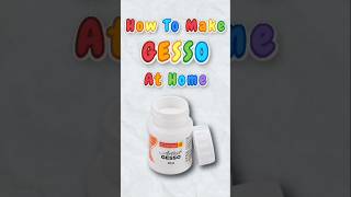 How to make gesso at home art Make gesso at home white🤍Save for later🤍 trending viral gesso [upl. by Appleby949]