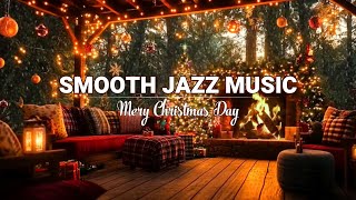 Soft Jazz Music for Study Work Focus  Relaxing Jazz Instrumental Music at Cozy Cabin Porch [upl. by Silvanus]