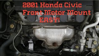 20002003 Honda Civic Front Motor Mount Replacement [upl. by Notnelc]