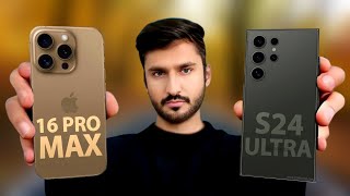 iPhone 16 Pro Max VS Samsung S24 Ultra Comparison [upl. by Metzger]