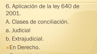 15 Conciliación Conciliación en general y como requisito de procedibilidad [upl. by Trainor]