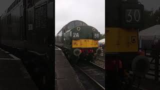 Class 37 D6700 Departs Quorn and Woodhouse 7th September 2024 trainvideos class37 [upl. by Caasi]