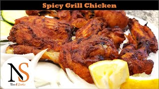 Spicy Grill Chicken  Homemade Grill Chicken  OvenBaked Grill Chicken  Grill Chicken NiveampSathis [upl. by Leinod582]