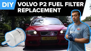 Volvo P2  Fuel Filter Replacement  Improve MPG  EASY DIY S40 S60 S80 V70 XC70 XC90 [upl. by Namrak277]