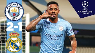 HIGHLIGHTS  Man City 21 Real Madrid 42 on aggregate  Sterling Jesus [upl. by Lulu]