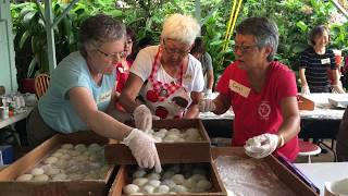 Wailea Village Mochi Pounding [upl. by Hanus]