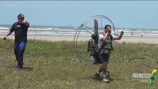 PARAMOTOR BRASIL  CURSO ALUNO RENATINHO [upl. by Namad]