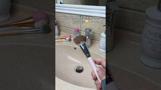 How to clean your makeup brushes ✨ [upl. by Oremoh]