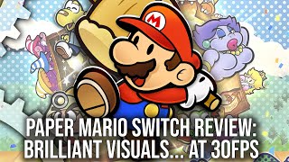 Paper Mario The ThousandYear Door  DF Switch Review  Brilliant Visuals At 30FPS [upl. by Egin]