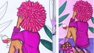 Pink Fro With Ohuhus  Coloring with Coco Live [upl. by Amsab]