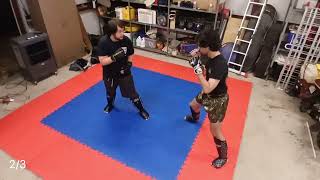 Jesse vs BIGJOE MMA Sparring [upl. by Llig]