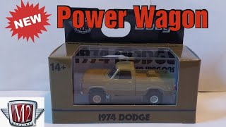 Mopar Monday NEW M2 Machines 1974 Dodge W200 Power Wagon [upl. by Morie186]