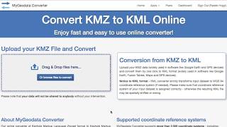 How to convert KMZ to KML Quick conversion in less than a minute [upl. by Karon]