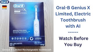 OralB Genius X Limited Electric Toothbrush with AI – Review  Watch Before You Buy [upl. by Ekim612]