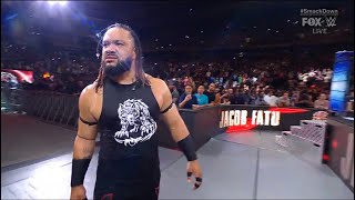 Jacob Fatu Frist Entrance  WWE SmackDown 6282024 [upl. by Onihc]