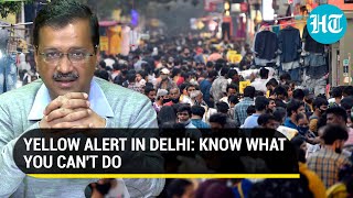 Yellow alert in Delhi amid Omicron scare Night curfew schools shut I All You Need to Know [upl. by Ecyle]