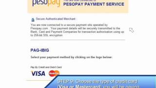 PagIBIG Monthly Savings Payment Via Credit Card VisaMastercard [upl. by Reinhart]