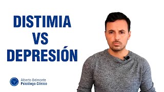 La DEPRESIÓN y la DISTIMIA diferencias 🤔 [upl. by Ennaer]