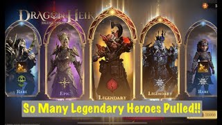 Heliolite Dice Pulls Double Legendary Hero Pull and More  Dragonheir Silent Gods [upl. by Tamah]