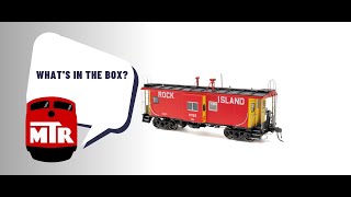 Tangent Scale Models HO Rock Island Caboose Whats In The Box [upl. by Yroj951]