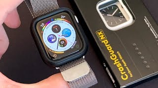 CrashGuard NX pour Apple Watch  protégez votre montre façon RhinoShield [upl. by Ardnuasak]