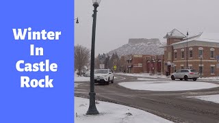 Winter in Castle Rock Colorado CO [upl. by Dermott]