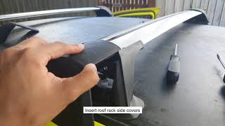 How to install roof racks Suzuki Swift 20042010 [upl. by Uzial266]