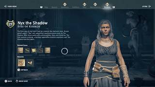 Assassins Creed Odyssey  Nyx the Shadow  5th Cultists of Eyes of Kosmos [upl. by Bara]