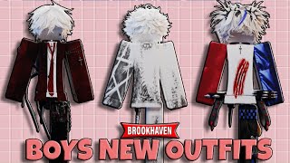 Roblox BOYS EMO Outfit Codes For BLOXBURG BERRY AVENUE AND BROOKHAVEN  roblox [upl. by Nollad]