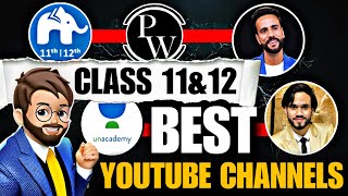 Best YouTube Channel For Class 11 amp 12th 🔥Science Commerce  Arts  Best YouTube Educators [upl. by Myron490]