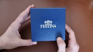 Unboxing 📦 Festina Chronograph Square Green Watch F2063633 [upl. by Ylicis]