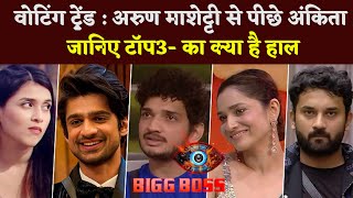 Bigg Boss 17 Voting Trend Ankita Lagged Behind ArunMashettey Know The Status Of Top3 Contestants [upl. by Viehmann17]