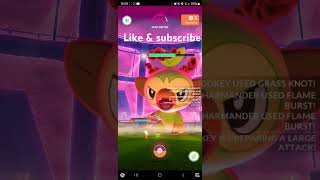 DYNAMAX BATTLE Charmander Vs Grookey in PokemonGo [upl. by Rocky]