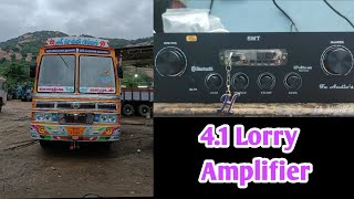 41 Lorry Amplifier 24volt amplifiers subwoofertest dj ashokleyland JBL FaAudios [upl. by Aenahs607]