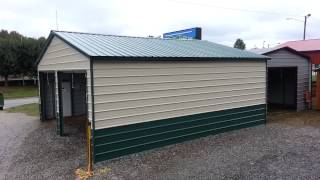 Scotts Carports Vertical Style Roof for your metal garage or carport [upl. by Par191]