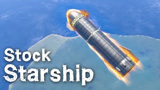 KSP Recreating the SpaceX STARSHIP amp SUPERHEAVY Stock [upl. by Adnwahsal]