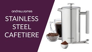 Andrew James 350ml amp 1000ml Cafetiere [upl. by Adnyc176]