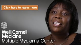 Multiple Myeloma Chemotherapy NY  Weill Cornell Medicine Multiple Myeloma Center [upl. by Shreeves645]