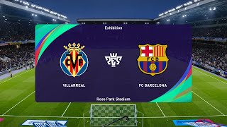 Villarreal vs Barcelona 22092024 LaLiga PES 2021 [upl. by Rodrigo]