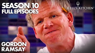 The Most INTENSE Dinner Service  Hells Kitchen  Season 10  Episodes 13 14 15  Gordon Ramsay [upl. by Rastus]