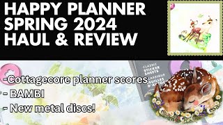 Haul amp Review Happy Planner Spring 2024 Release Items [upl. by Jay]