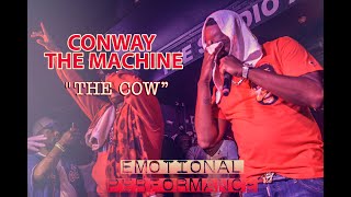 Conway The Machine breaks down while performing quotThe Cowquot LIVE  WEBSTER HALL NYC [upl. by Enaamuj]