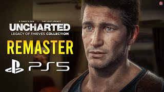 UNCHARTED  REMASTERIZADO no PS5 4k 60fps  Legacy of Thieves Collection [upl. by Gerlac]