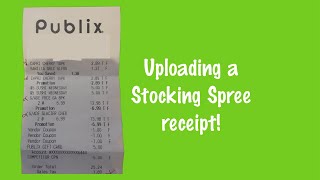 Upload a Publix Stocking Spree receipt with me [upl. by Royd303]