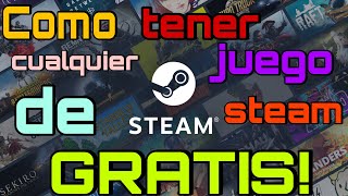 como conseguir juegos en steam gratis [upl. by Attehcram150]